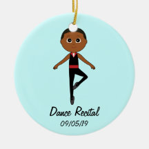 Bailarín del muchacho: Ornamento conmemorativo del