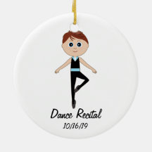 Bailarín del muchacho: Ornamento conmemorativo del