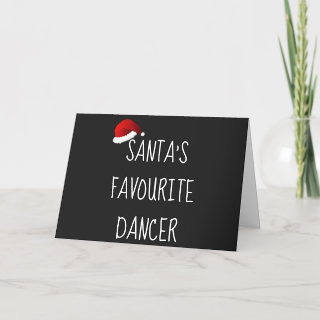 Bailarín favorito de Santa Claus| Baile de Navidad (Anverso)