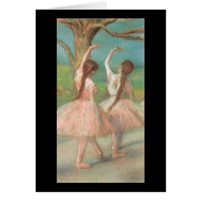 Bailarín rosado de Edgar Degas (Frente)