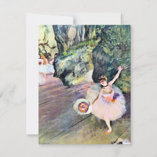 Bailarina con un ramo de flores de Edgar Degas