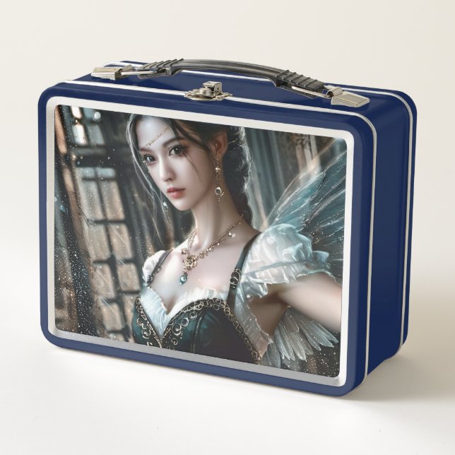 Bailarina de ballet en tuTu verde y alas de hadas (Anverso)