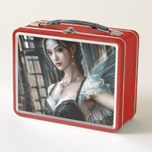 Bailarina de ballet en tuTu verde y alas de hadas