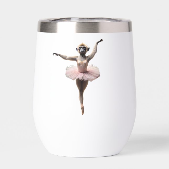 Bailarina de ballet gibón en un tutú, (Trasero)