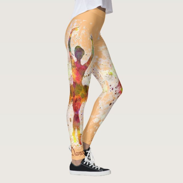 Bailarina de ballet personaliza a Ballerina Leggin (Derecha)