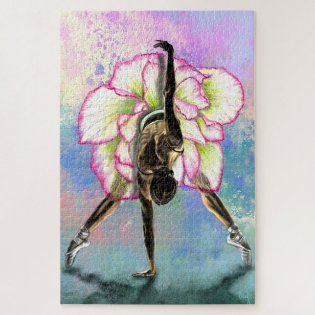 Bailarina de baloncesto bailarina Jigsaw Puzzle (Vertical)