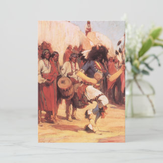 Bailarina de búfalo de nativos americanos de época