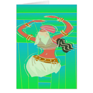 Bailarina de la danza del vientre exótica