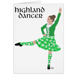 Bailarina de las Highlands Escocesas Verde