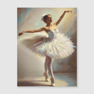 Bailarina de puntas Tarjeta magnetica 