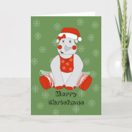 Bailarina de rinoceronte de Navidad copos de nieve