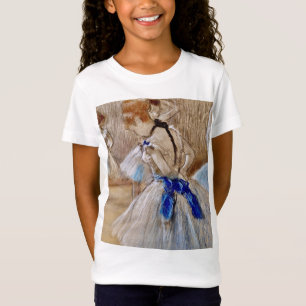 Bailarina Degas Con Camiseta De Cinta Azul