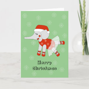 Bailarina Elefante Navidad Copos de Nieve illusima