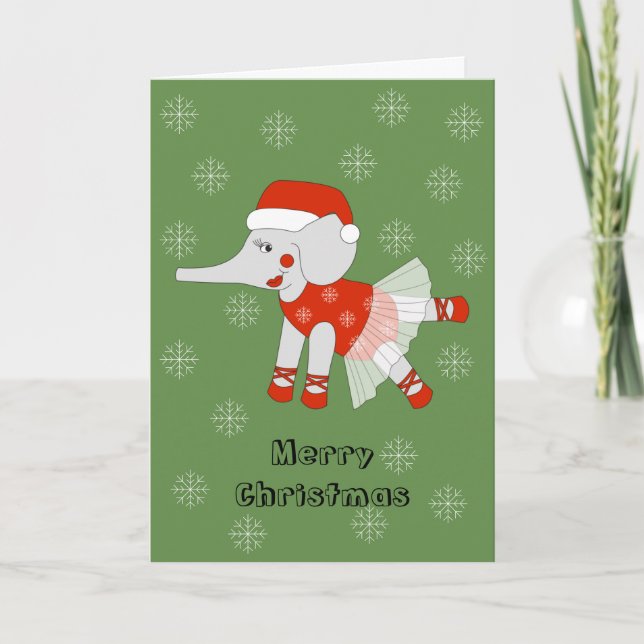 Bailarina Elefante Navidad Copos de Nieve Ilusima (Anverso)