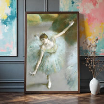 Bailarina en degas verdes, arte