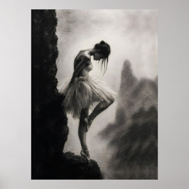 Bailarina en el Borde del Acantilado Arte Dramátic