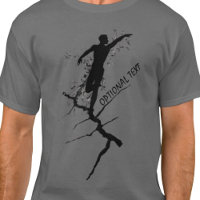 BAILARINA MASCULINA SILHOUETTE Camiseta