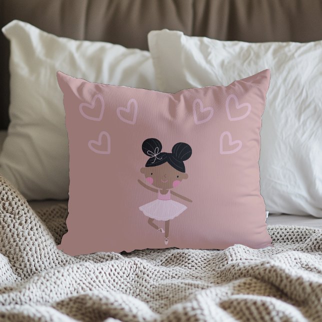 Bailarina Negra Almohada Rosa (Subido por el creador)