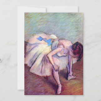 Bailarina sentada de Edgar Degas, Arte de ballet v