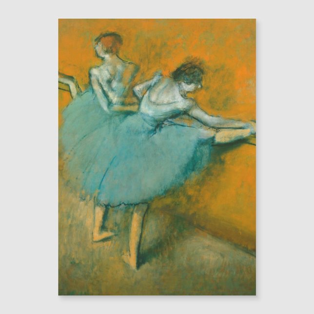 Bailarinas de Degas en el ballet de bar (Anverso)