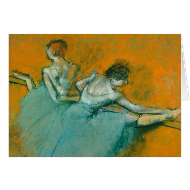 Bailarinas de Edgar Degas en la pintura del bar (Anverso (Horizontal))