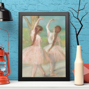 Bailarinas de rosa por Edgar Degas, Arte de ballet