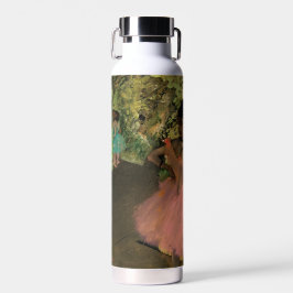 Bailarinas en botella de agua rosa