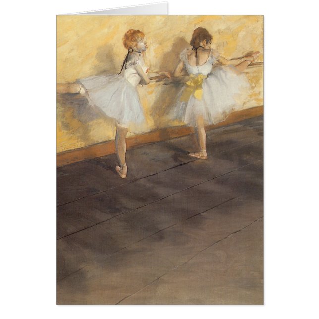 Bailarinas en el bar de Edgar Degas, ballet de épo (Frente)