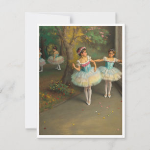 Bailarinas en el estilo romántico Postal