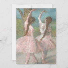 Bailarinas en rosa Edgar Degas