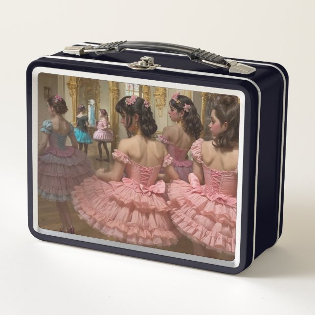 Bailarinas en una gran sala de estilo rocóco (Anverso)