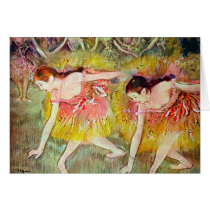 Bailarinas inclinándose de Edgar Degas, Arte de Ba