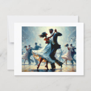 Bailarinas, postal