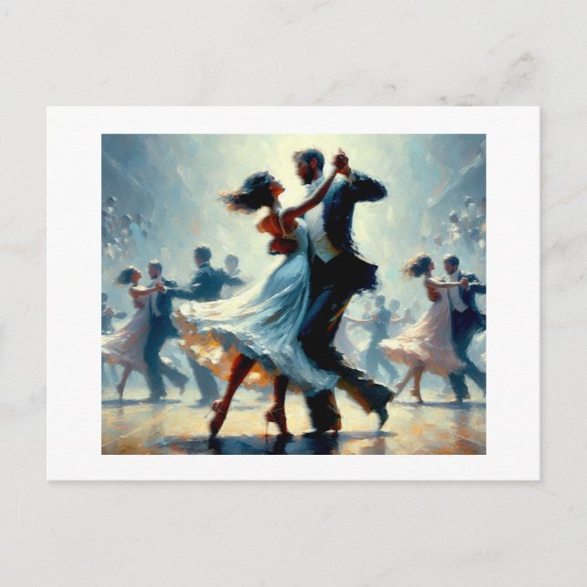 Bailarinas, postal (Anverso)