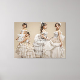 Bailarinas románticas lienzo