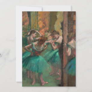 Bailarinas, rosa y verde   Edgar Degas