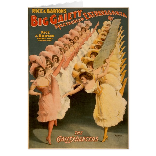 Bailarines 1900 de la alegría (Frente)