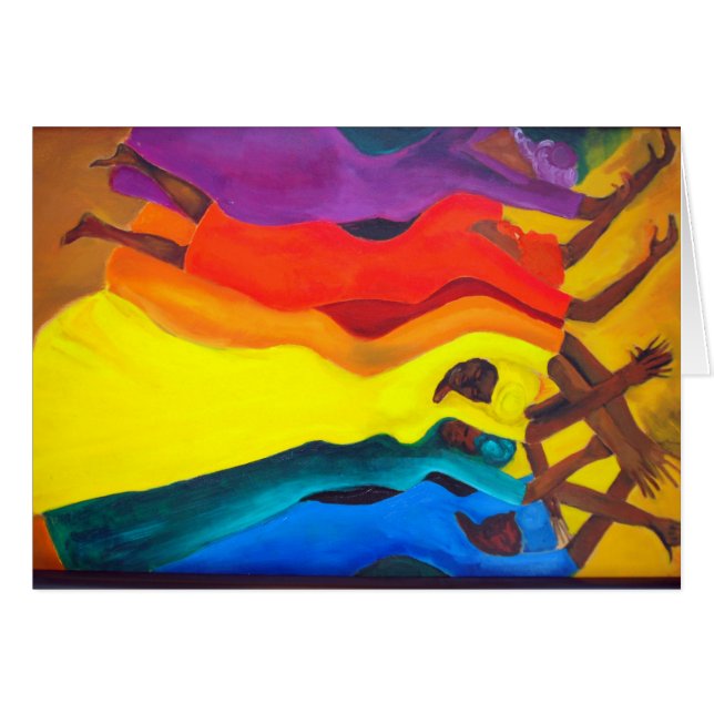 bailarines africanos (Anverso (Horizontal))