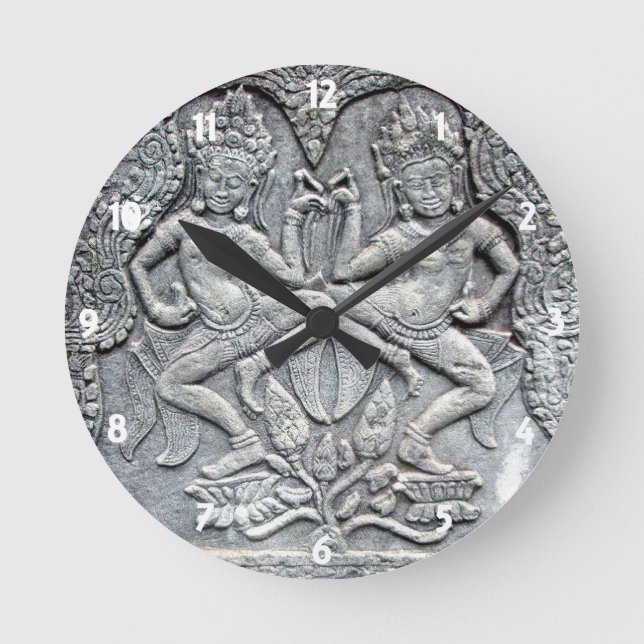 Bailarines camboyanos con reloj de tallado de pied (Anverso)