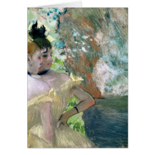 Bailarines de Edgar Degas el en las alas