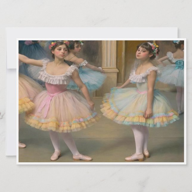 Bailarines detrás del escenario (Anverso)