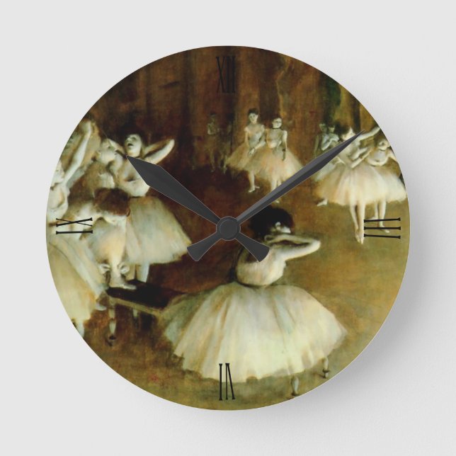 Bailarines en el reloj del arte de la etapa (Anverso)