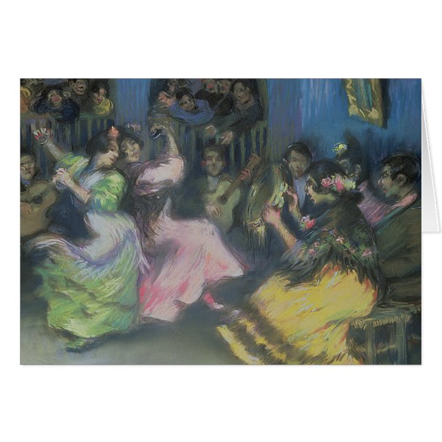 Bailarines gitanos españoles, 1898 (Anverso (Horizontal))