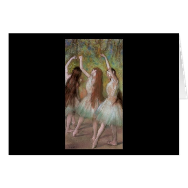Bailarines verdes de Edgar Degas (Anverso (Horizontal))