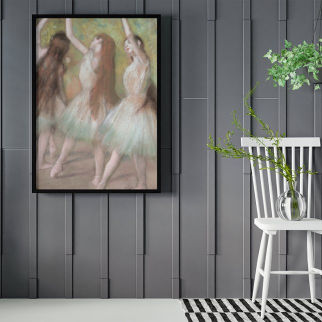 Bailarines verdes de Edgar Degas, arte de ballet d (Subido por el creador)