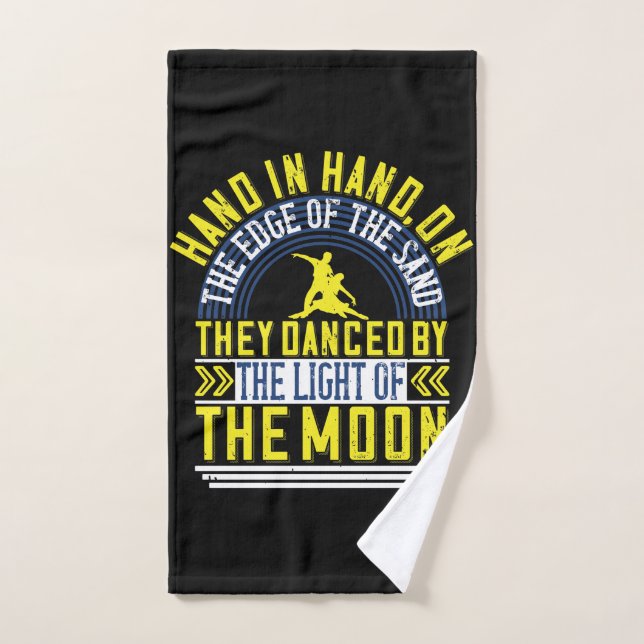 Bailaron a la luz de la luna (Toalla de mano)