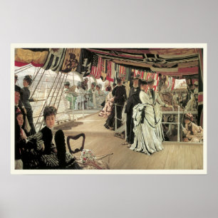 Baile a bordo por James Tissot, Arte Victoriano