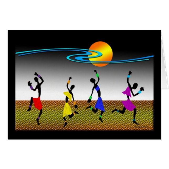 Baile africano (Anverso (Horizontal))