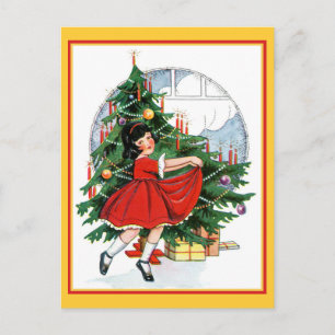 Baile alrededor del árbol de navidad