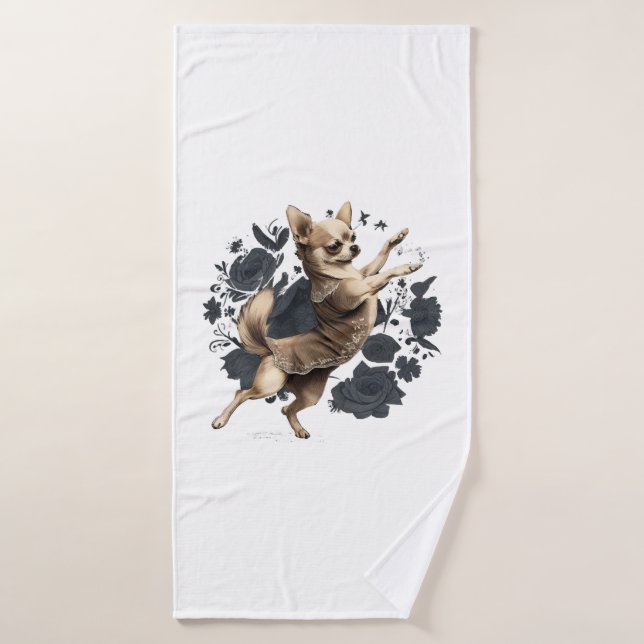 Baile bailando ballet de Chihuahua (Toalla de baño)